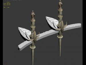 god of the country - floating platform 3D Model