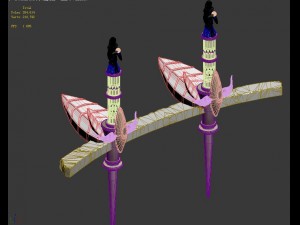 god of the country - floating platform 3Dモデル