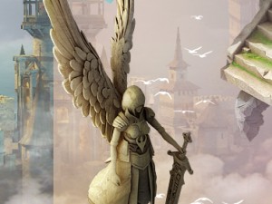 the kingdom of god - statue of little girl 3D Модель