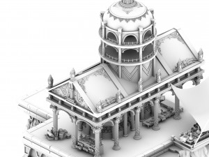 god of the country - grocery shop Modello 3D