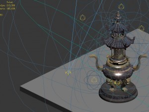 indoor - incense burner Modello 3D