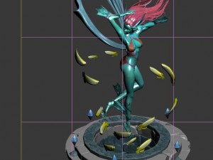 endless sea - sea goddess 3Dモデル