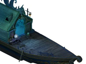 endless sea - shop ship 3D Model