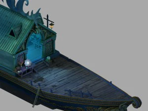 endless sea - shop ship 3D Model