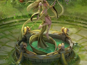 परी नगर - शुद्ध देवी प्रतिमा 3D मॉडल