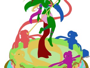 fairy town - pure goddess statue 3D मॉडल