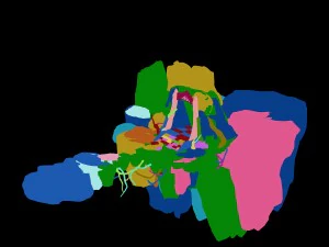 fairy town - mountain and portal 3D Model