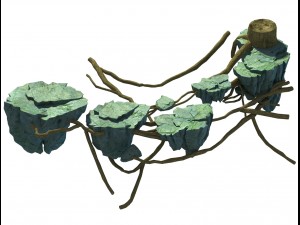 fairy town - stone ladder 3D Model