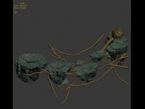 fairy town - stone ladder 3D Model