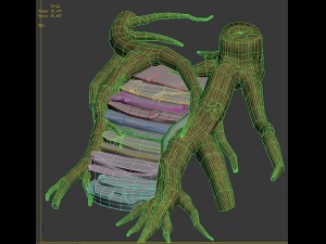 fairy town - tree bridge 3D Model