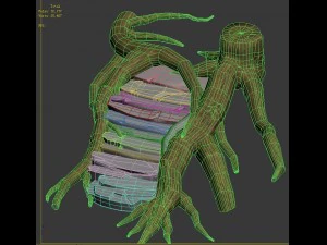 fairy town - tree bridge 3D Model