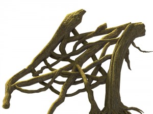 fairy town - rattan bridge 3D Модель