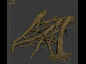 fairy town - rattan bridge 3D Model