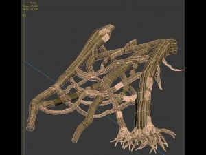 fairy town - rattan bridge 3D Model