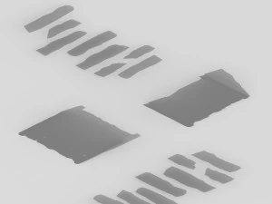 field - stairway 043 3D Model