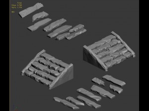 field - stairway 043 Modèle 3D