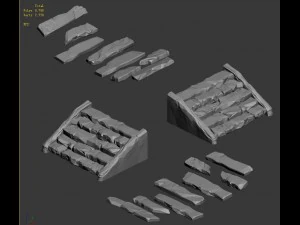 field - stairway 043 3D Model