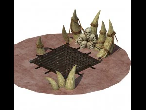 forgotten tribe - dungeon 3D Model