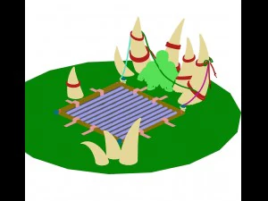 forgotten tribe - dungeon 3D Model