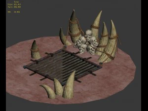 forgotten tribe - dungeon 3D Model