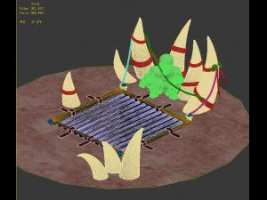 forgotten tribe - dungeon 3D Model