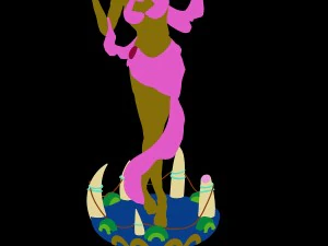 forgotten tribe - harvest goddess broken stone 3D Model