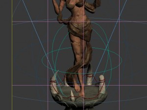 forgotten tribe - harvest goddess broken stone 3D 模型