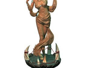 forget tribe - harvest goddess stone carving 3D Модель