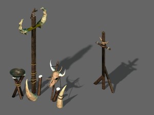 forgotten tribe - banner 3D 모델