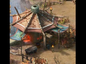 forgotten tribe - blacksmith shop 3D Model