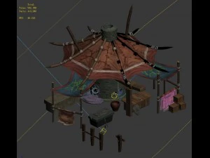 forgotten tribe - blacksmith shop 3D Model