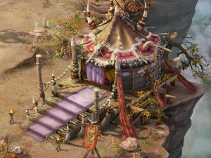forgotten tribe - tent 01 Modelo 3D