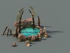 forget the land - the pool 3D Model