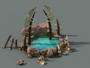 forget the land - the pool 3D Model