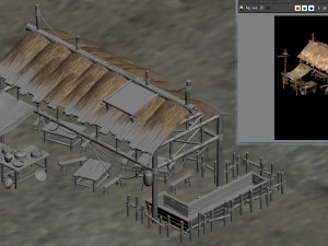 inn - tea - snacks - shops 3D Model