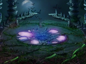 selva oscura Modelo 3D