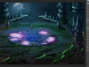 dark jungle 3D-Modell