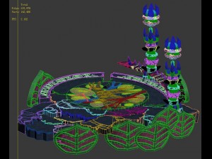 dark jungle 3D-Modell
