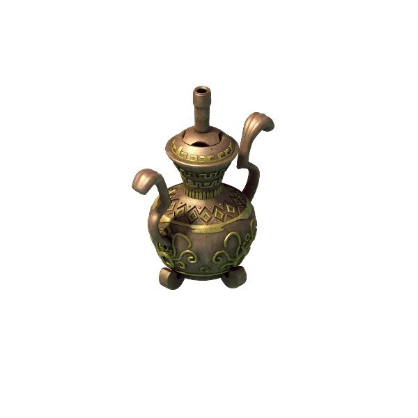 ancient chinese bronze incense burner 3D Model .c4d .max .obj .3ds .fbx .stl .blend 