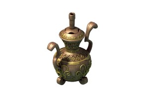 ancient chinese bronze incense burner 3D Модель