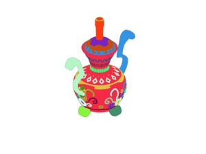 ancient chinese bronze incense burner 3D 模型