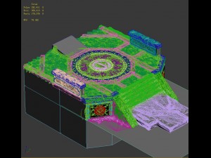 white camel mountain - center platform 3D Model