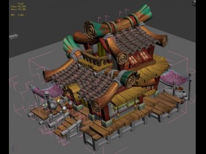 city - grocery store 32 3D Model