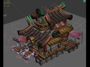 city - grocery store 32 3D Model