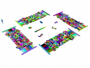 ancient capital building - floor tiles 3D Model