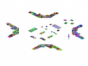 ancient capital building - floor tile 05 Model 3D