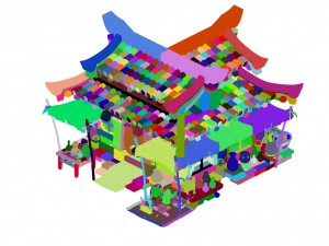 ancient capital building - antique shop 02 3D 모델