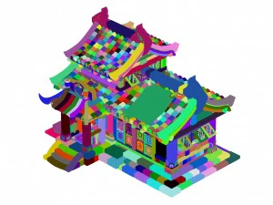 ancient capital architecture - chamber of commerce 3D Model