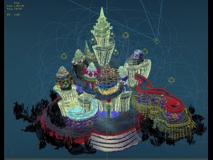 underwater castle 02 3D Model