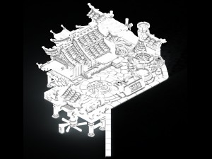 jiaxing city - blacksmith shop 3D Model